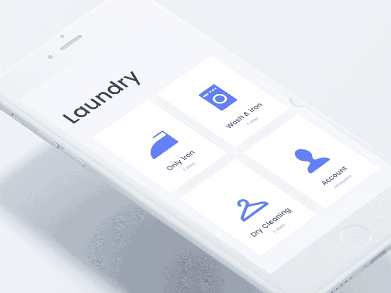 Laundry Service mobile app development