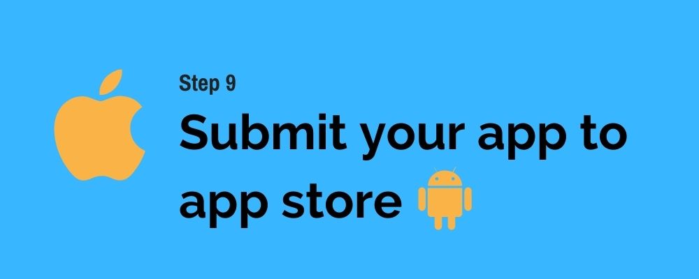 9 Submit your app to app store