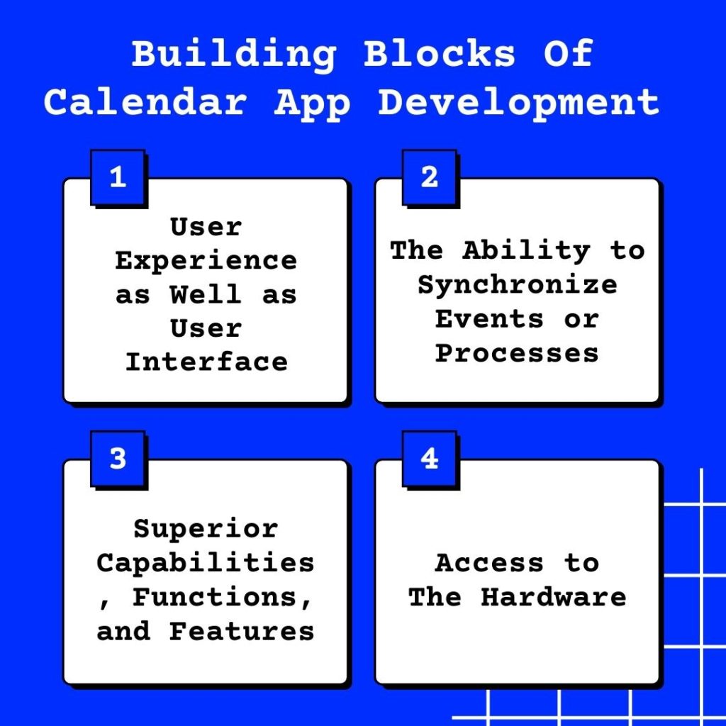 Building Blocks of Calendar App Development
