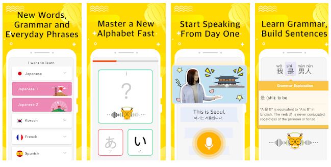 language learning app general features