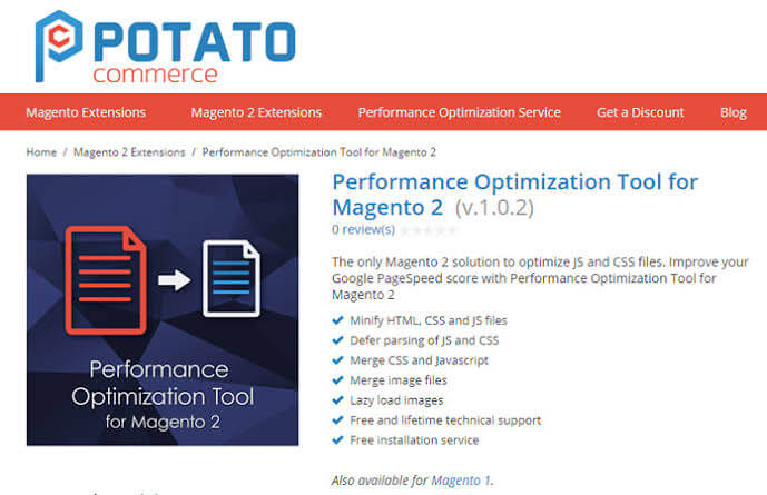 Performance Optimization Tool by Potato Commerce