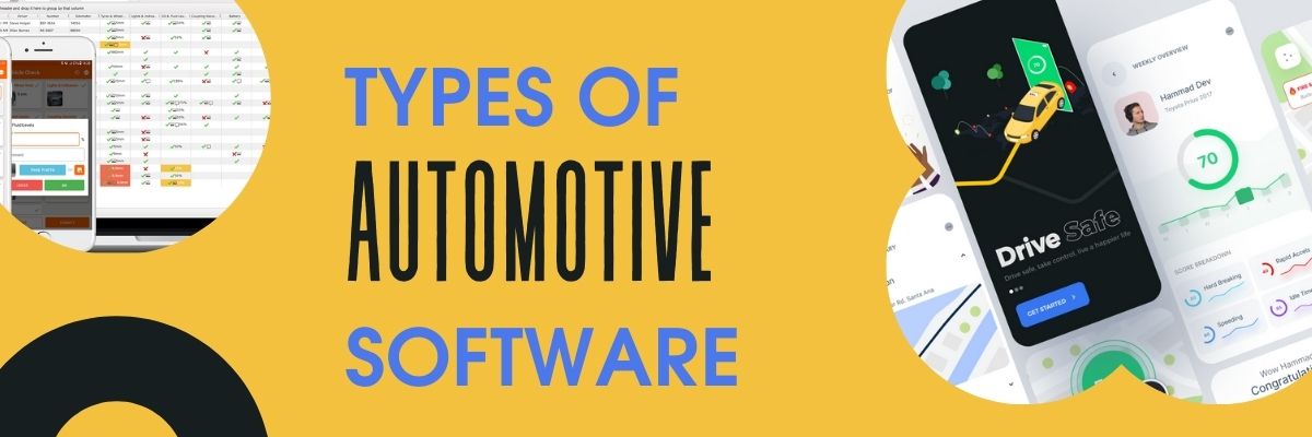 Types Of automotive Softwares