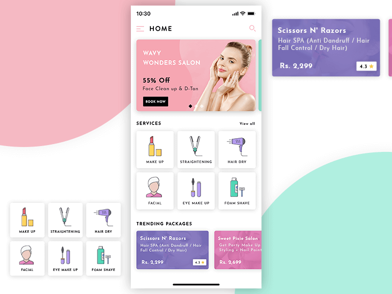 app for beauty services appointments