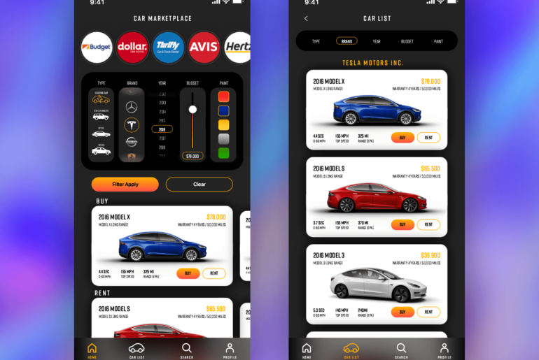 car marketplace app