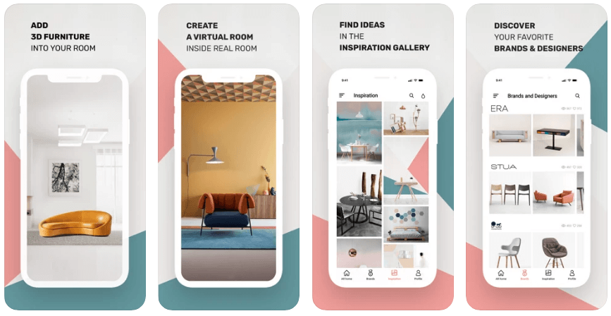 Myty AR interior home design app