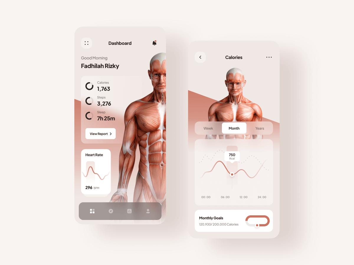 Tracking Physical, Vital Signs app