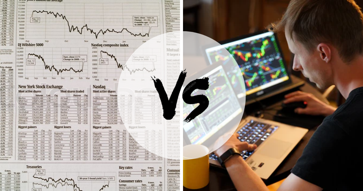 Traditional vs. Online Stock Trading